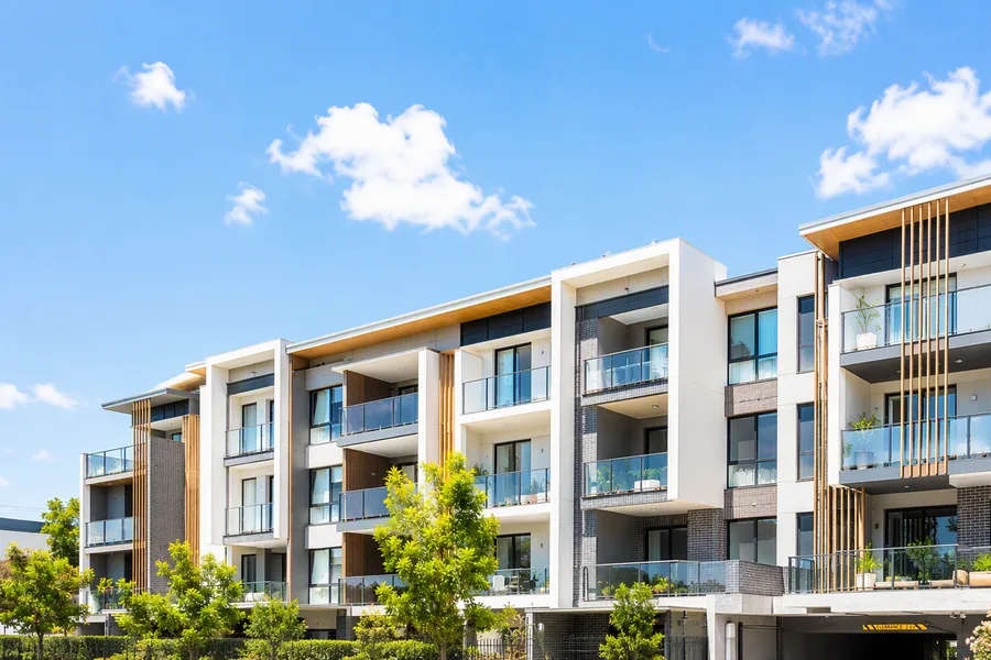 Residential strata apartment building