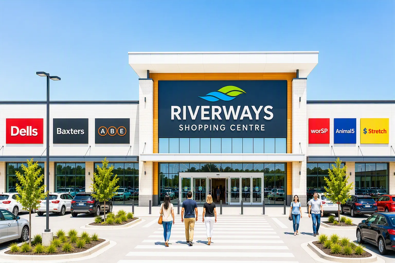 An established retail precinct